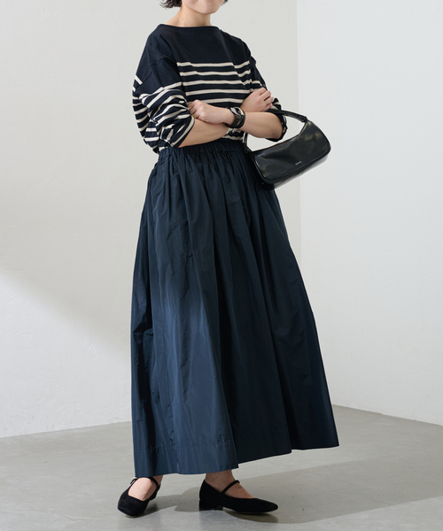 「LE TALON」 フラットパンプス 24cm シルバー レディース_画像4