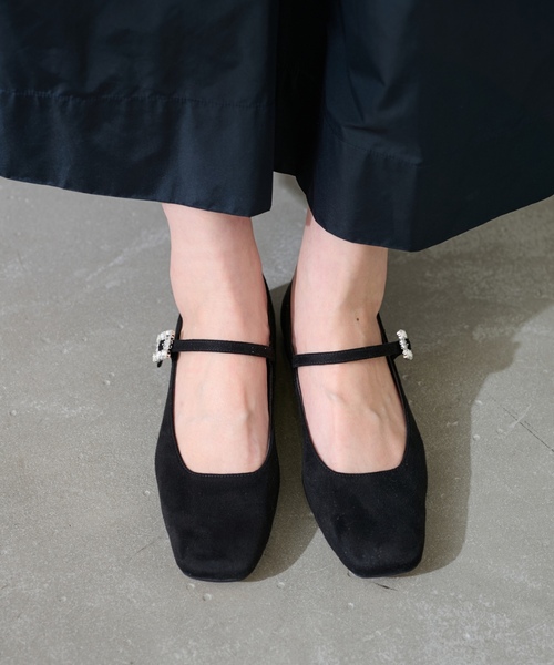 「LE TALON」 フラットパンプス 24cm シルバー レディース_画像6