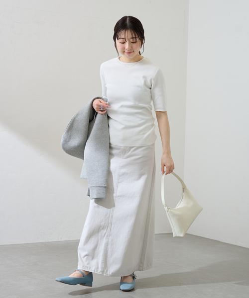 「LE TALON」 フラットパンプス 24cm シルバー レディース_画像8