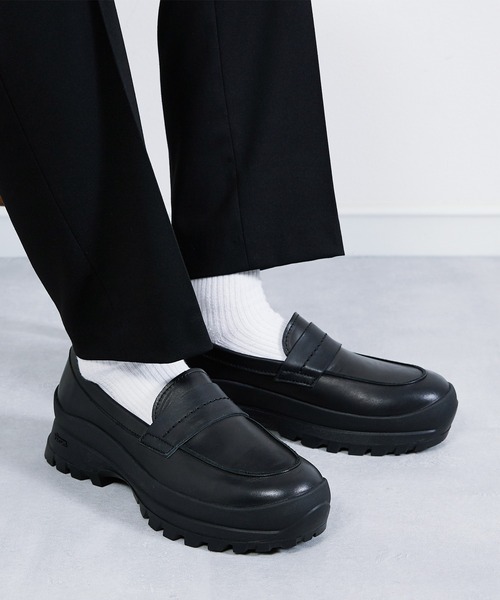 「PADRONE」 ローファー 40 ブラック系その他 メンズ_画像6