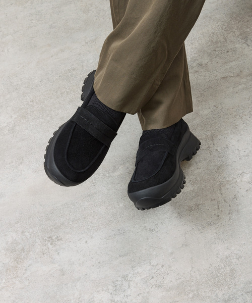 「PADRONE」 ローファー 40 ブラック系その他 メンズ_画像7