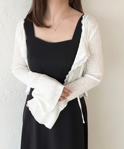 「apres jour」 キャミソールワンピース X-LARGE チャコールグレー レディース_画像7