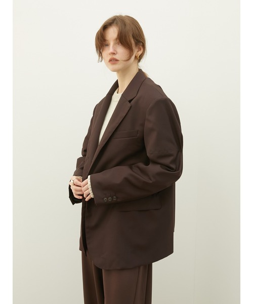 ジャケット テーラードジャケット 「LA PEAU DE GEM」T jacket/”T”ジャケット レディースの画像