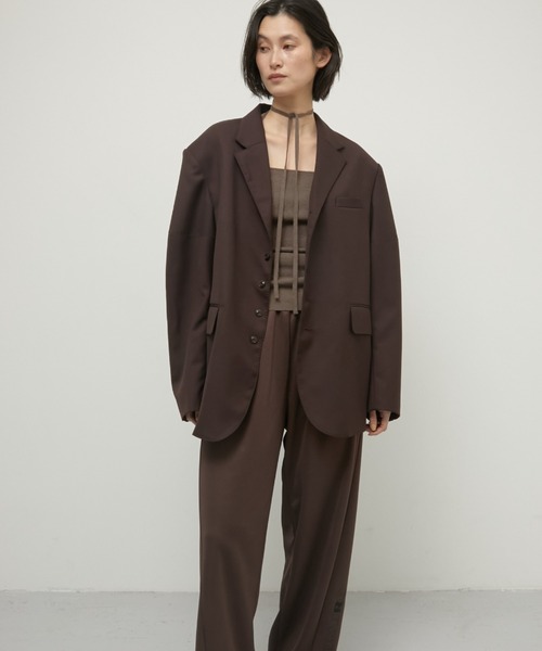 ジャケット テーラードジャケット 「LA PEAU DE GEM」T jacket/”T”ジャケット レディースの画像