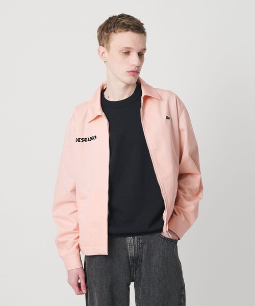【レア】LACOSTE ラコステ　ジャケット　ピンクチェック　ユニセックス LACOSTE（ラコステ） ブルゾン アウター 「LACOSTE for BEAUTY＆YOUTH
