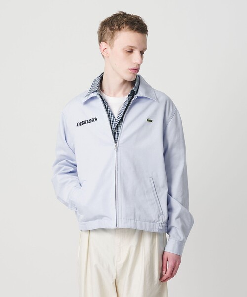 ブルゾン アウター 「LACOSTE for BEAUTY＆YOUTH」ジップ ブルゾン メンズの画像