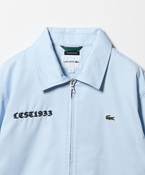 ブルゾン アウター 「LACOSTE for BEAUTY＆YOUTH」ジップ ブルゾン メンズの画像