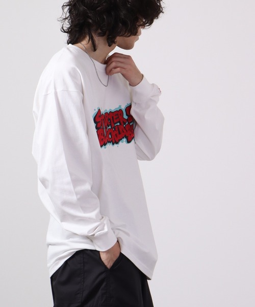「STARTER BLACK LABEL」 長袖Tシャツ X-LARGE ブラック メンズ_画像3