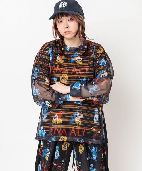 RNA（アールエヌエー） tシャツ M2653 ジャンクキャラシアーT