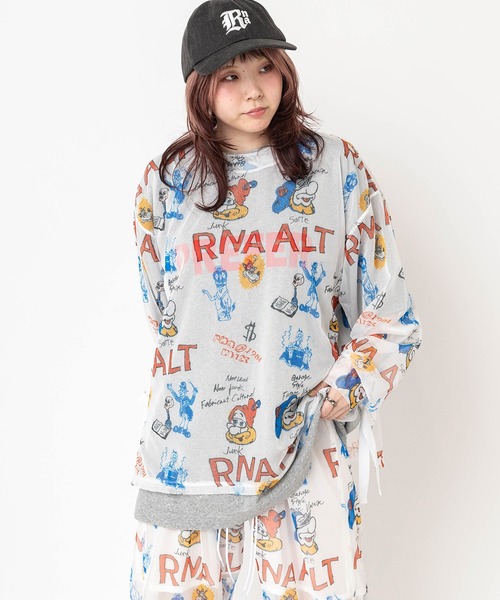 RNA（アールエヌエー） tシャツ M2653 ジャンクキャラシアーT
