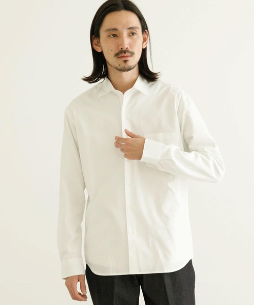 「THOMAS MASON」 長袖シャツ LARGE ロイヤルブルー メンズの画像