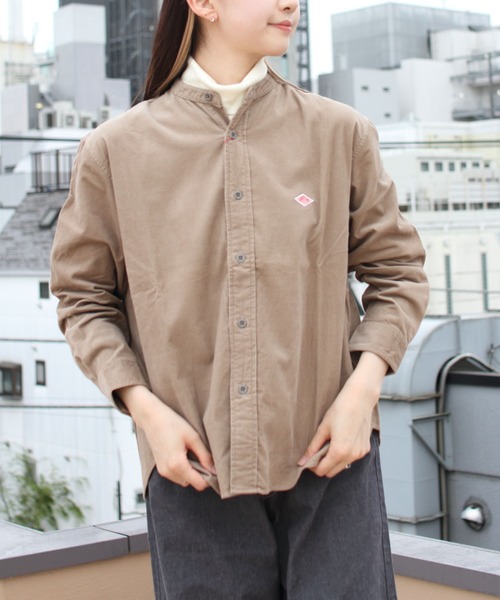 ⭐️専用⭐️DANTON プルオーバーシャツ 長袖 ベージュ 38 Danton（ダントン） 長袖ブラウス 36 ベージュ レディース : ZOZOTOWN