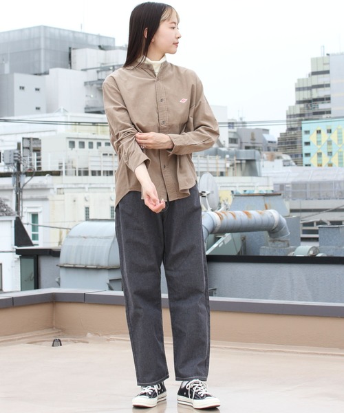 Danton（ダントン） 長袖ブラウス 36 ベージュ レディース : ZOZOTOWN