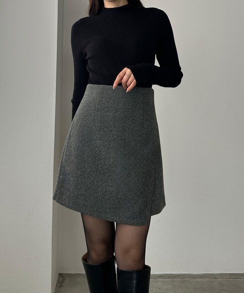 「Louere」 キュロット X-LARGE チャコール レディース_画像3