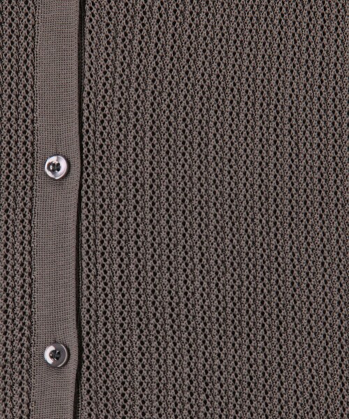 ニット セーター マットレーヨンシルクサテンコンビ フレンチスリーブシャツプルオーバー レディースの画像