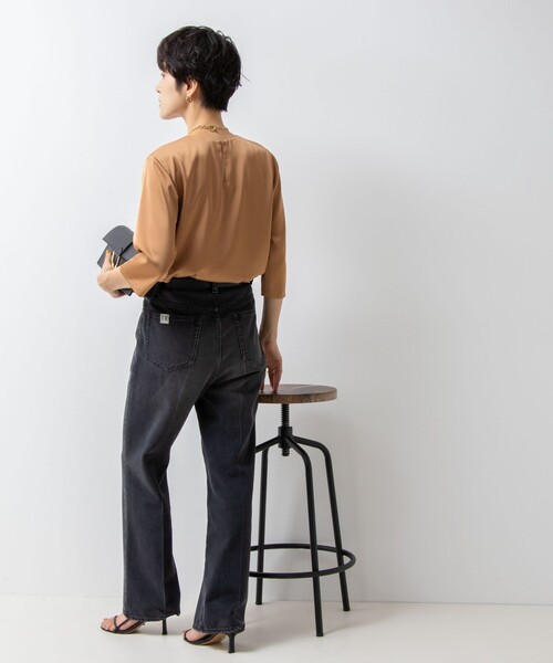 「NOLLEY'S」 7分袖ブラウス 38 ホワイト レディース_画像8