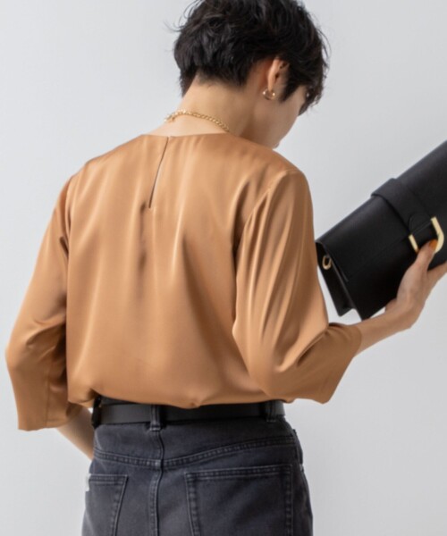 「NOLLEY'S」 7分袖ブラウス 38 ホワイト レディース_画像9