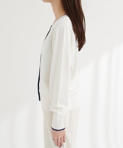 「natural couture」 ニットカーディガン FREE ベージュ レディース_画像7