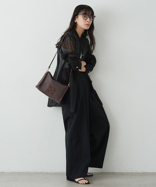 russet ラシット　ラフィア　2Wayバッグ　ショルダーバッグ　ハンドバッグ russet（ラシット） ショルダーバッグ バッグ ナイロンラフィア