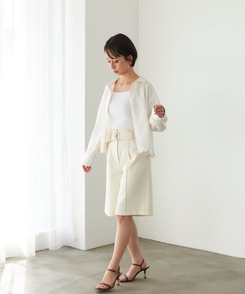 「STRATA」 長袖シャツ ONE SIZE ブラック レディース_画像8