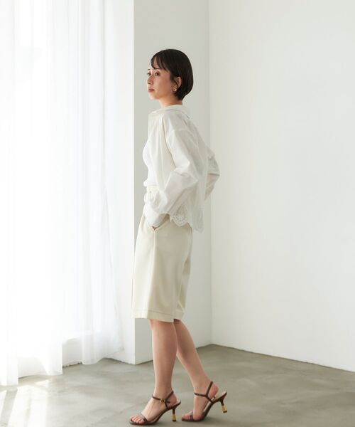 「STRATA」 長袖シャツ ONE SIZE ブラック レディース_画像9
