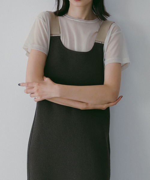 tシャツ Sheer Tulle T-Shirts レディースの画像