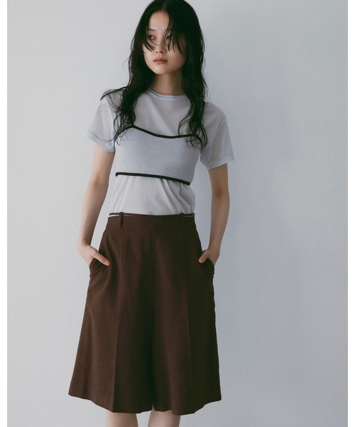 tシャツ Sheer Tulle T-Shirts レディースの画像