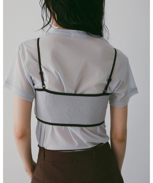 tシャツ Sheer Tulle T-Shirts レディースの画像