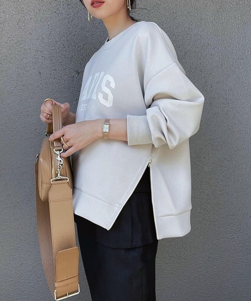 「Emma Taylor」 長袖カットソー FREE ネイビー レディース_画像3