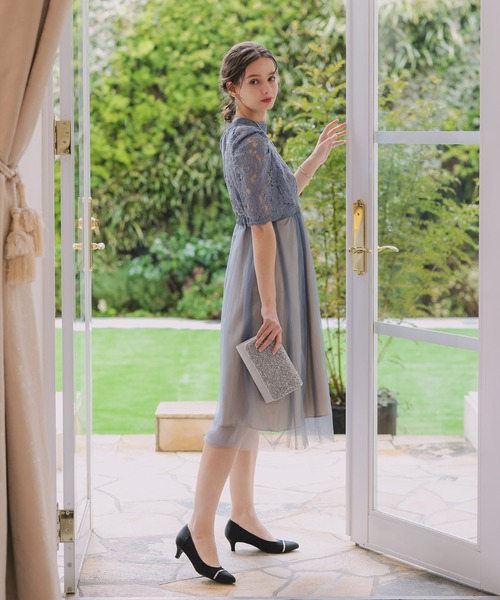 「Dorry Doll」 半袖ワンピース M ブラック レディース_画像9