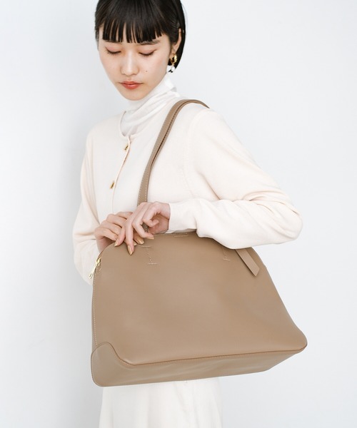 「Legato Largo」 トートバッグ ONE SIZE アイボリー レディース_画像9