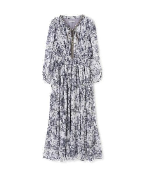 「JILL by JILL STUART」 7分袖ワンピース FREE ボルドー レディース_画像2