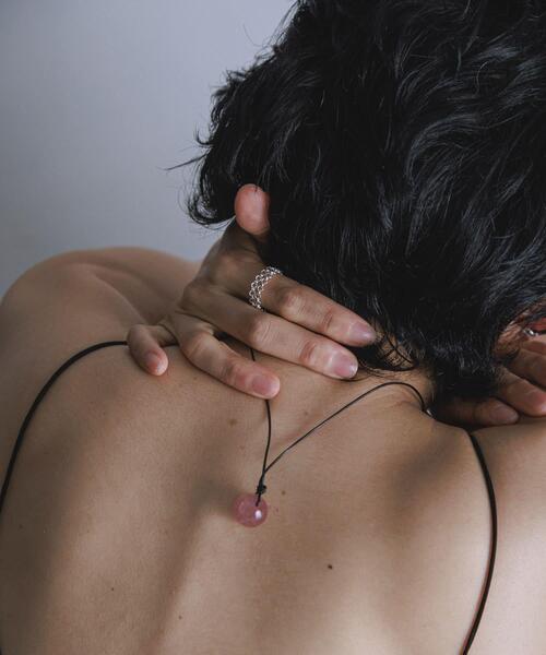 指輪 リング SMELLY so’　redaventurine chain ring レディースの画像