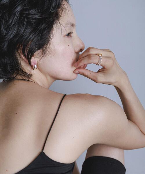 指輪 リング SMELLY so’　redaventurine chain ring レディースの画像