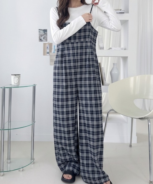 umune サロペット オーバーオール サロペット オールインワン ワイド