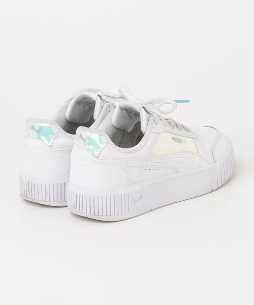 「PUMA」 ローカットスニーカー 24.5cm ホワイト レディース_画像2