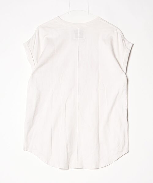 「MICA&DEAL」 半袖Tシャツ「AMERICANAコラボ」 - ホワイト レディース_画像2