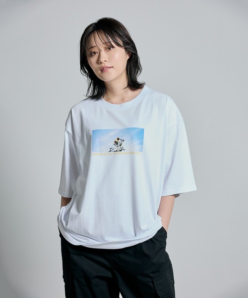 「L.H.P」 半袖Tシャツ S ホワイト レディース_画像2