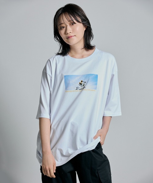 「L.H.P」 半袖Tシャツ S ホワイト レディース_画像3