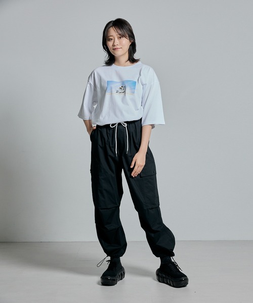 「L.H.P」 半袖Tシャツ S ホワイト レディース_画像8