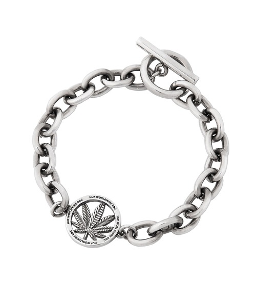 HUF（ハフ） ブレスレット S/M シルバー メンズ : ZOZOTOWN Yahoo!店