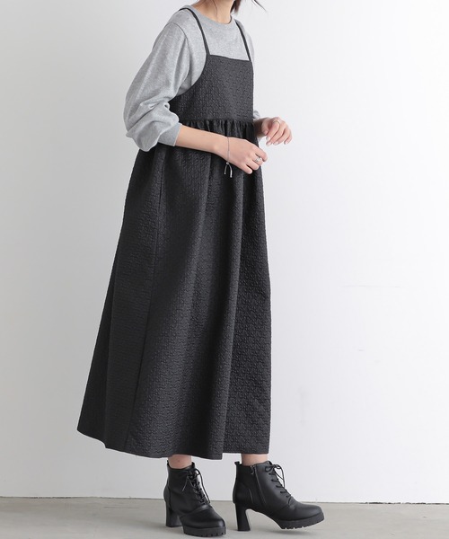 「and it_」 キャミソールワンピース M ベージュ レディース_画像5