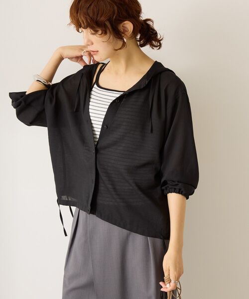 「AMERICAN HOLIC」 長袖シャツ M ブラック レディース_画像3