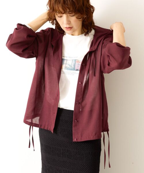 「AMERICAN HOLIC」 長袖シャツ M ブラック レディース_画像7
