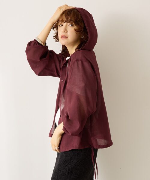 「AMERICAN HOLIC」 長袖シャツ M ブラック レディース_画像8