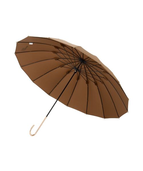 Francfranc（フランフラン） 傘 16本骨ソリッド 長傘 55cm ブラウン