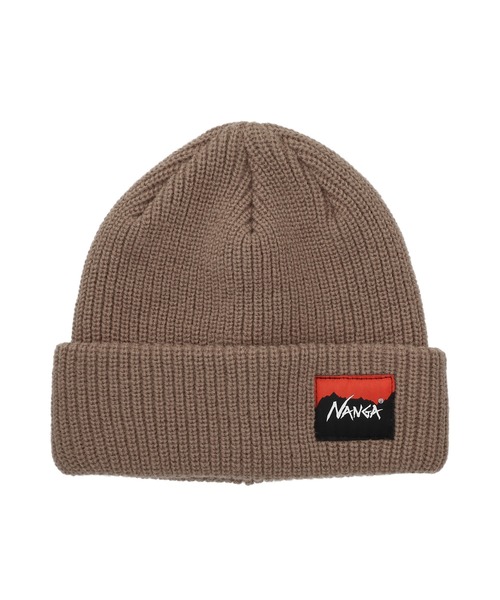 ウナギサヤカ　査定　ニット帽　限定生産品　バレンタインカラー NANGA（ナンガ） ニット帽 ニットキャップ BOX LOGO BULKY BEANIE