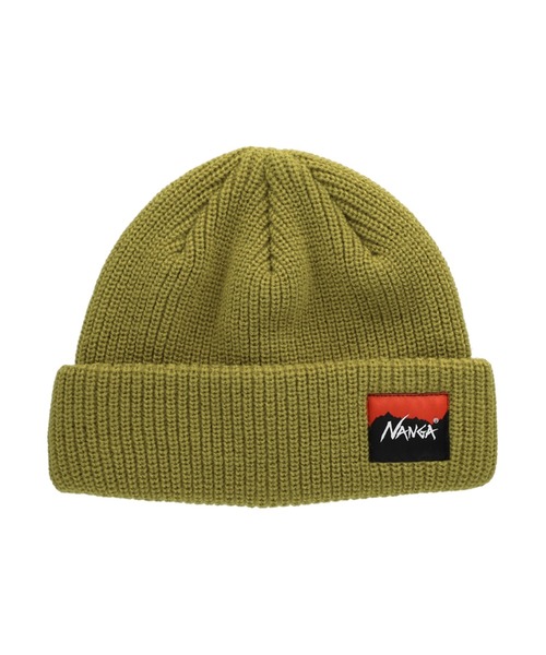 NANGA（ナンガ） ニット帽 ニットキャップ BOX LOGO BULKY BEANIE