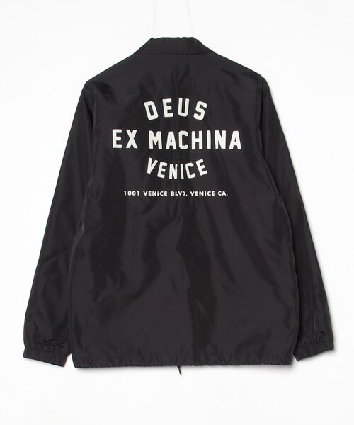 「DEUS EX MACHINA」 コーチジャケット MEDIUM ブラック メンズ_画像2