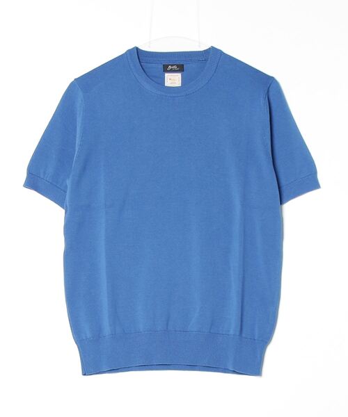 【タグ付き】Brilla シーアイランドコットン クルーネック ニット Lサイズ Brilla per il gusto tシャツ / シーアイランドコットン クルー